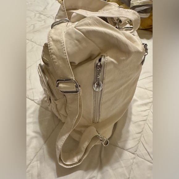 Vintage Retro Multi Pockets/Zip Leather Handbag - Picture 5 of 17